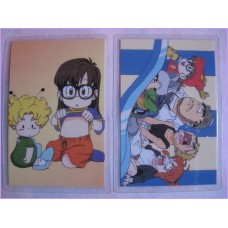 Dr Slump Arale Set 2 lamicard Original Japan Gadget Anime manga Laminated Card Toriyama